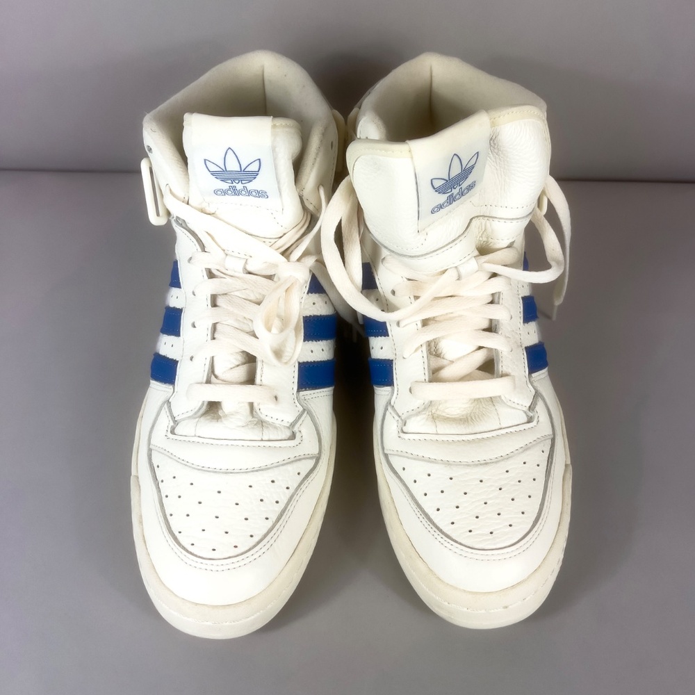 Adidas Originals Mens Basketball Forum Mid sneakers with Patches - Picture 5 of 11
